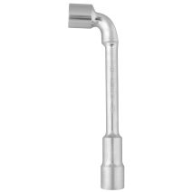 Clé à pipe débouchée 22mm 6/12 pans chrome vanadium - INVENTIV
